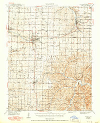 Download a high-resolution, GPS-compatible USGS topo map for Monett, MO (1950 edition)