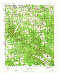 Download a high-resolution, GPS-compatible USGS topo map for Montier, MO (1966 edition)