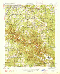 Download a high-resolution, GPS-compatible USGS topo map for Montier, MO (1948 edition)