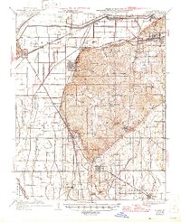 1934 Map of Morley, MO, 1946 Print