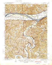 Download a high-resolution, GPS-compatible USGS topo map for Morrison, MO (1945 edition)
