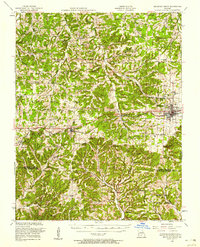 Download a high-resolution, GPS-compatible USGS topo map for Mountain Grove, MO (1958 edition)