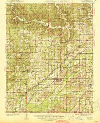 Download a high-resolution, GPS-compatible USGS topo map for Naylor, MO (1974 edition)