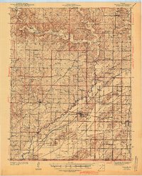 Download a high-resolution, GPS-compatible USGS topo map for Naylor, MO (1944 edition)