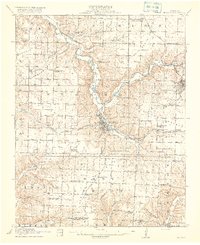 1916 Map of Neosho