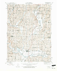 1944 Map of Harrison County, MO, 1977 Print