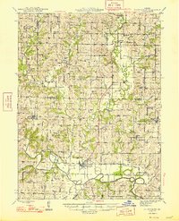 preview thumbnail of historical topo map of Pattonsburg, MO in 1948