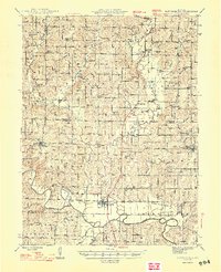 preview thumbnail of historical topo map of Pattonsburg, MO in 1948