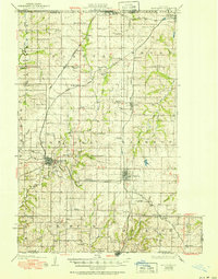 Download a high-resolution, GPS-compatible USGS topo map for Plattsburg, MO (1951 edition)