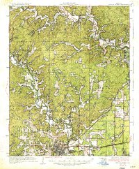 preview thumbnail of historical topo map of Poplar Bluff, MO in 1935