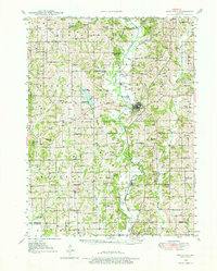 preview thumbnail of historical topo map of Princeton, MO in 1946