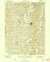 preview thumbnail of historical topo map of Princeton, MO in 1948