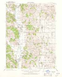 1911 Map of Queen City, MO, 1971 Print