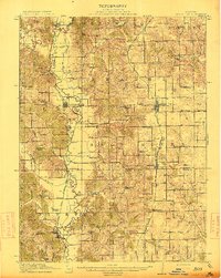 preview thumbnail of historical topo map of Queen City, MO in 1913