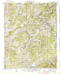 preview thumbnail of historical topo map of Phelps County, MO in 1938