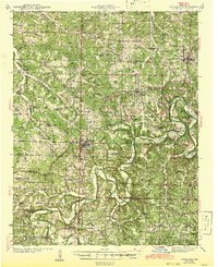 Download a high-resolution, GPS-compatible USGS topo map for Richland, MO (1943 edition)