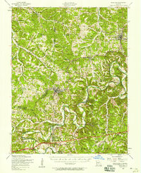 Download a high-resolution, GPS-compatible USGS topo map for Richland, MO (1958 edition)