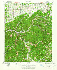 Download a high-resolution, GPS-compatible USGS topo map for Rocky Comfort, MO (1962 edition)