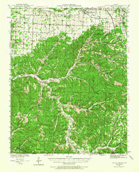 Download a high-resolution, GPS-compatible USGS topo map for Rocky Comfort, MO (1967 edition)