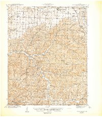 Download a high-resolution, GPS-compatible USGS topo map for Rocky Comfort, MO (1943 edition)