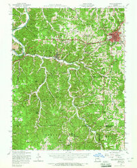 preview thumbnail of historical topo map of Rolla, MO in 1951