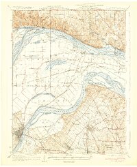 preview thumbnail of historical topo map of St. Charles County, MO in 1933