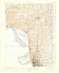 1926 Map of Saint Joseph
