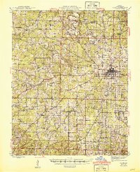 Download a high-resolution, GPS-compatible USGS topo map for Salem, MO (1945 edition)