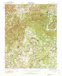 Download a high-resolution, GPS-compatible USGS topo map for Shell Knob, MO (1972 edition)