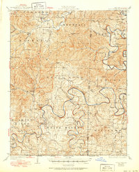 Download a high-resolution, GPS-compatible USGS topo map for Shell Knob, MO (1950 edition)
