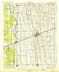 1934 Map of Sikeston