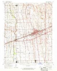 Download a high-resolution, GPS-compatible USGS topo map for Sikeston, MO (1968 edition)