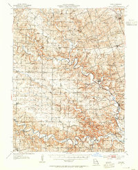 Download a high-resolution, GPS-compatible USGS topo map for Silex, MO (1955 edition)