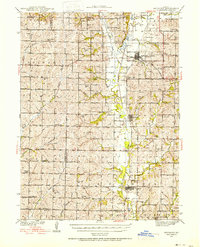 1939 Map of Skidmore, MO