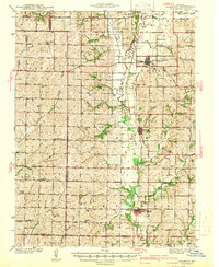 preview thumbnail of historical topo map of Skidmore, MO in 1942