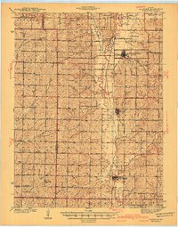 preview thumbnail of historical topo map of Skidmore, MO in 1942