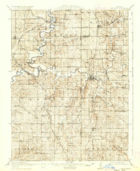 Download a high-resolution, GPS-compatible USGS topo map for Smithville, MO (1937 edition)