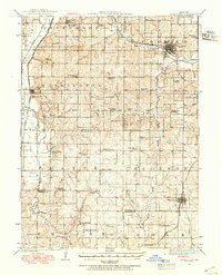 preview thumbnail of historical topo map of Stanberry, MO in 1939