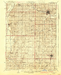 preview thumbnail of historical topo map of Stanberry, MO in 1943