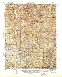 Download a high-resolution, GPS-compatible USGS topo map for Stone Hill, MO (1945 edition)