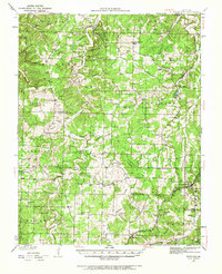 1933 Map of Stoutland, 1966 Print