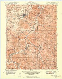Download a high-resolution, GPS-compatible USGS topo map for Sullivan, MO (1949 edition)