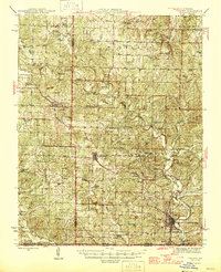 Download a high-resolution, GPS-compatible USGS topo map for Thayer, MO (1946 edition)