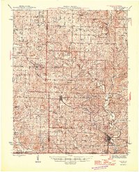 1946 Map of Thayer, MO