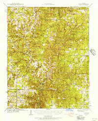 preview thumbnail of historical topo map of Douglas County, MO in 1939