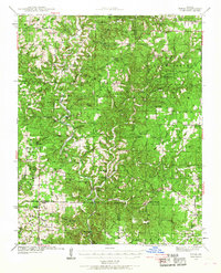 preview thumbnail of historical topo map of Douglas County, MO in 1939
