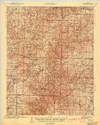 preview thumbnail of historical topo map of Douglas County, MO in 1941