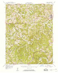 Download a high-resolution, GPS-compatible USGS topo map for Union, MO (1958 edition)