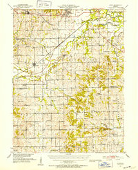 Download a high-resolution, GPS-compatible USGS topo map for Utica, MO (1952 edition)