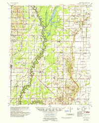 Download a high-resolution, GPS-compatible USGS topo map for Valley Ridge, MO (1956 edition)